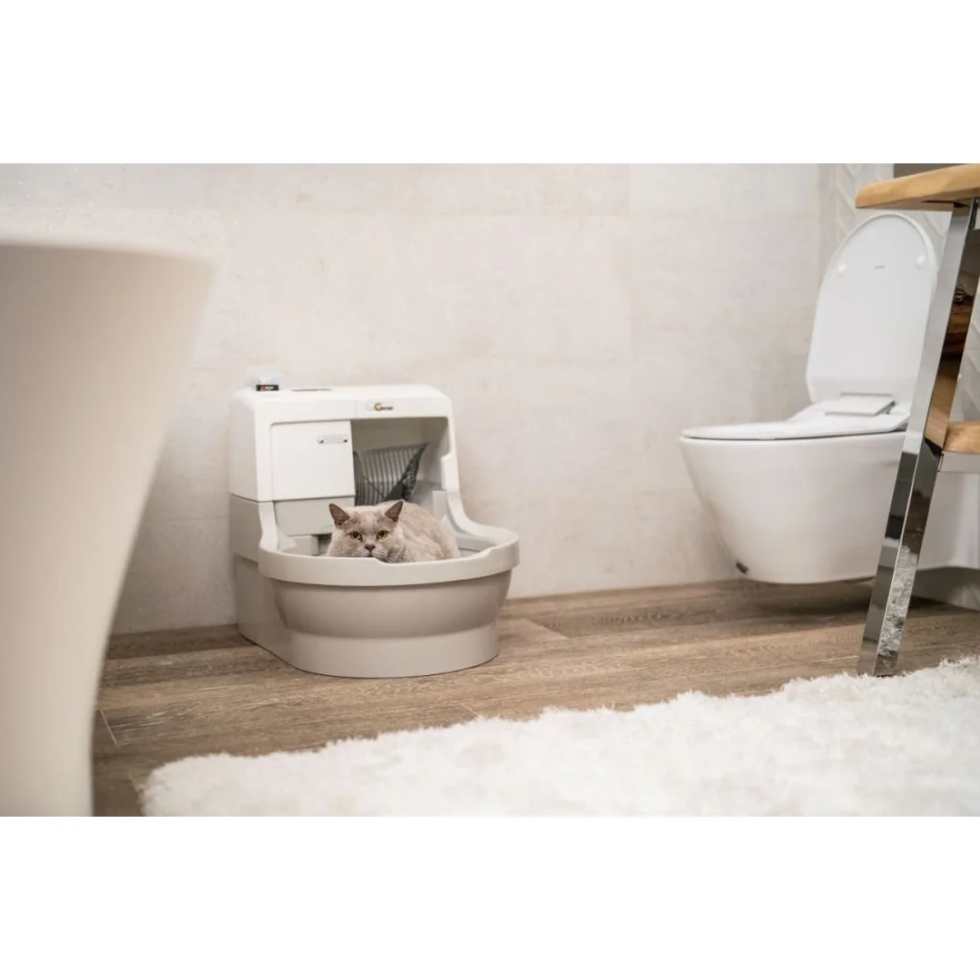 CatGenie 120+ robotická toaleta bez poklopu a rohože
