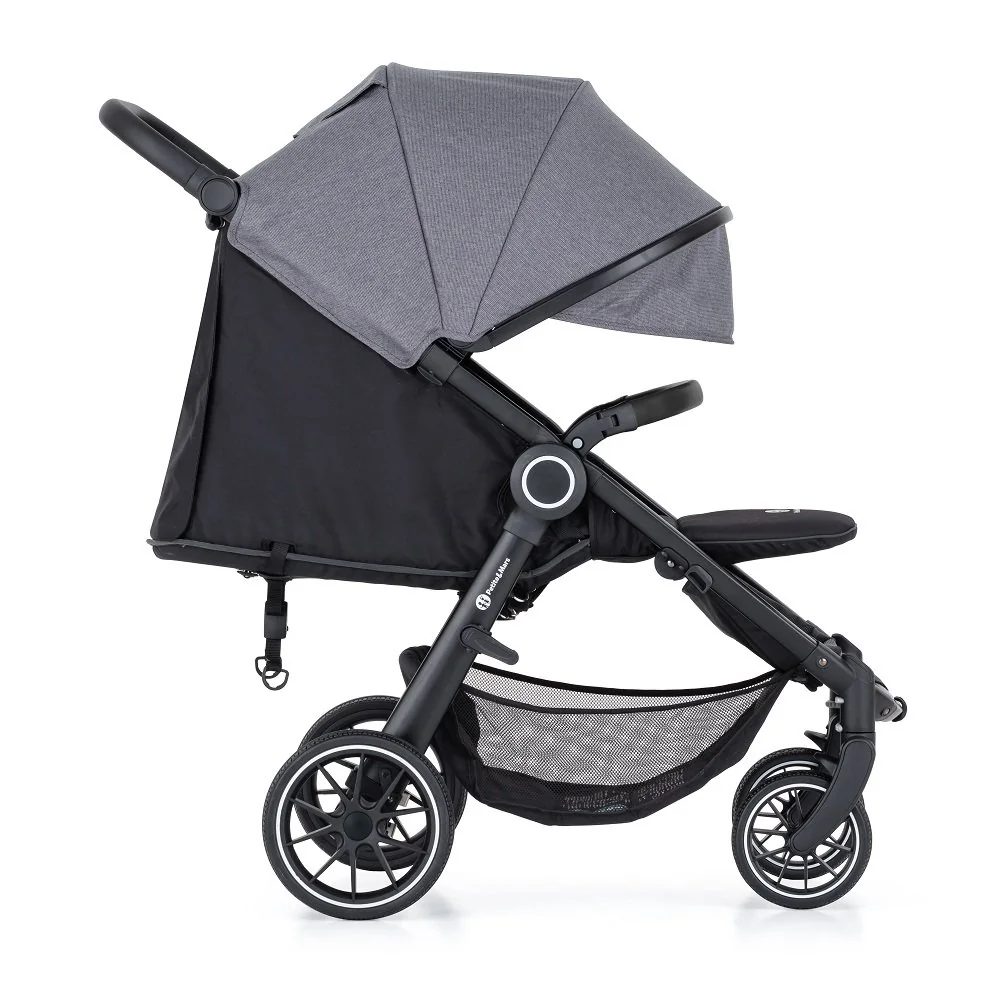 Petite&Mars Kočárek Street+ RWS Black Ultimate Grey