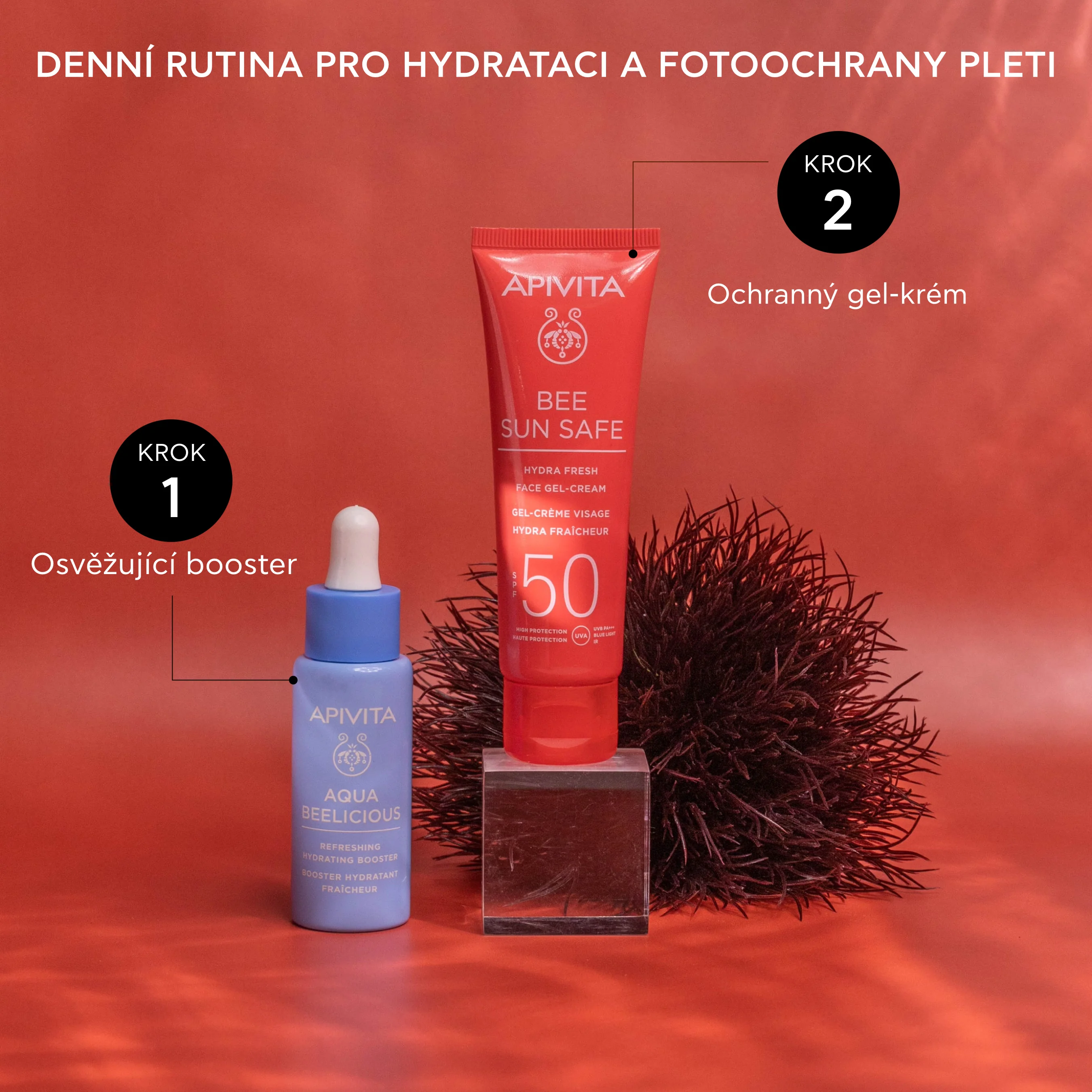 APIVITA Bee Sun Safe Hydra Fresh SPF50 pleťový gelový krém 50 ml