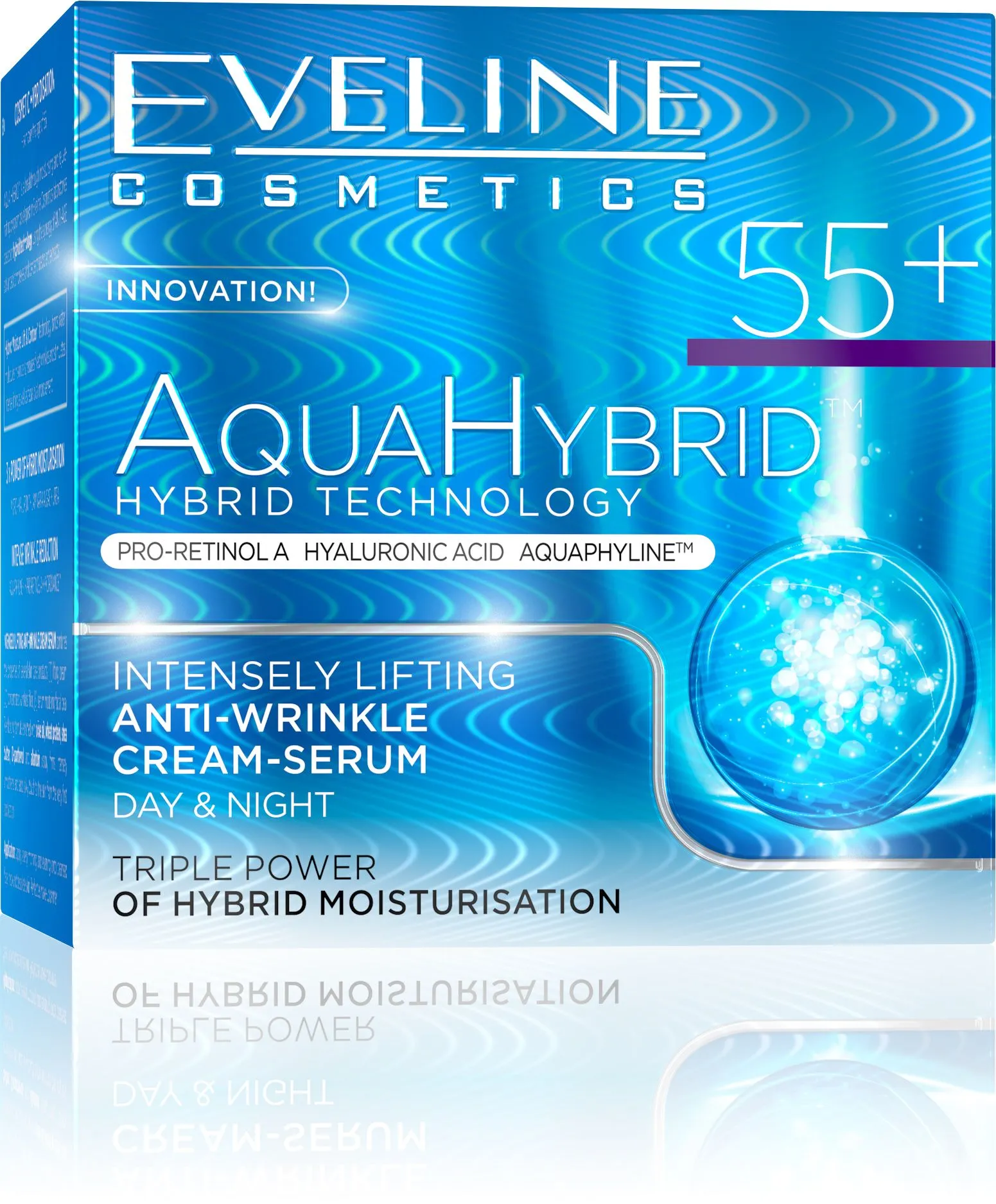EVELINE Aqua Hybrid denní a noční krém 55+ 50ml