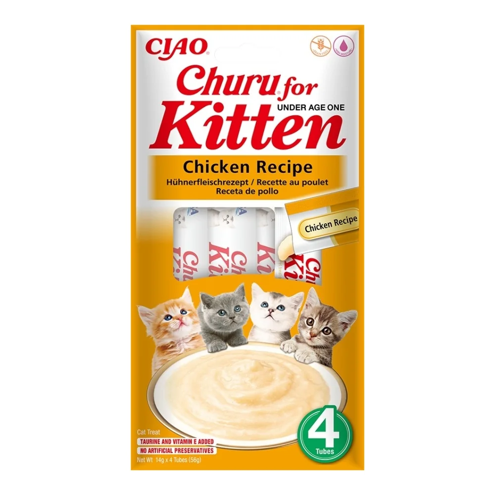 Ciao Churu cat snack Kitten kuře 4x14 g