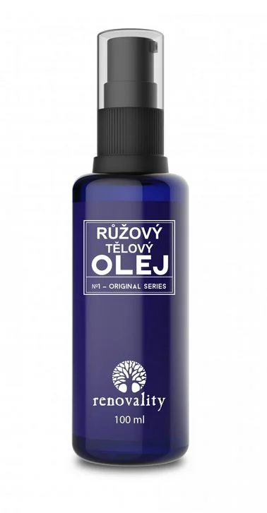 Renovality Růže masážní a tělový olej 100 ml