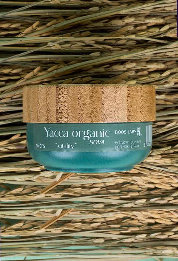BOOS labs Yacca Organic Sova Vitality 90 kapslí