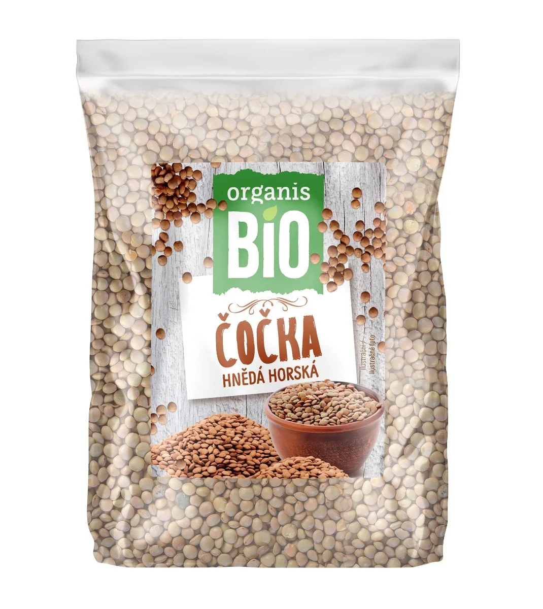 Organis Čočka hnědá horská BIO 500 g