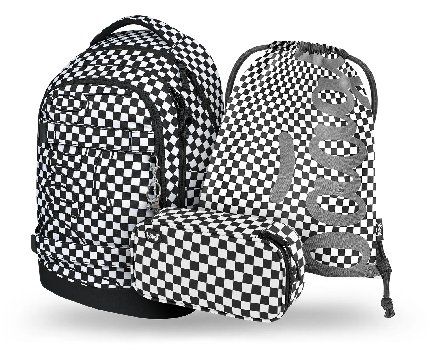 Baagl SET 3 Skate max SKA: batoh, penál, sáček