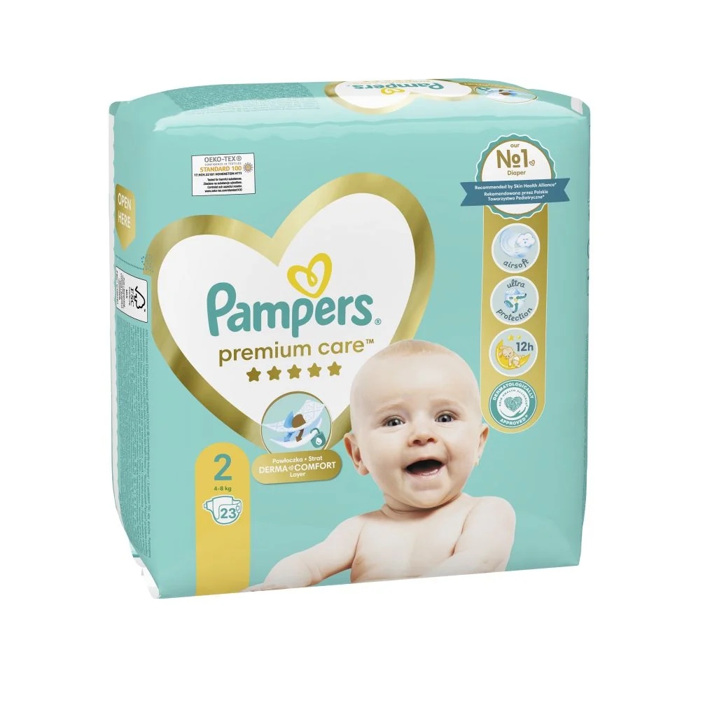 Pampers Premium Care vel. 2 4-8 kg dětské pleny 23 ks