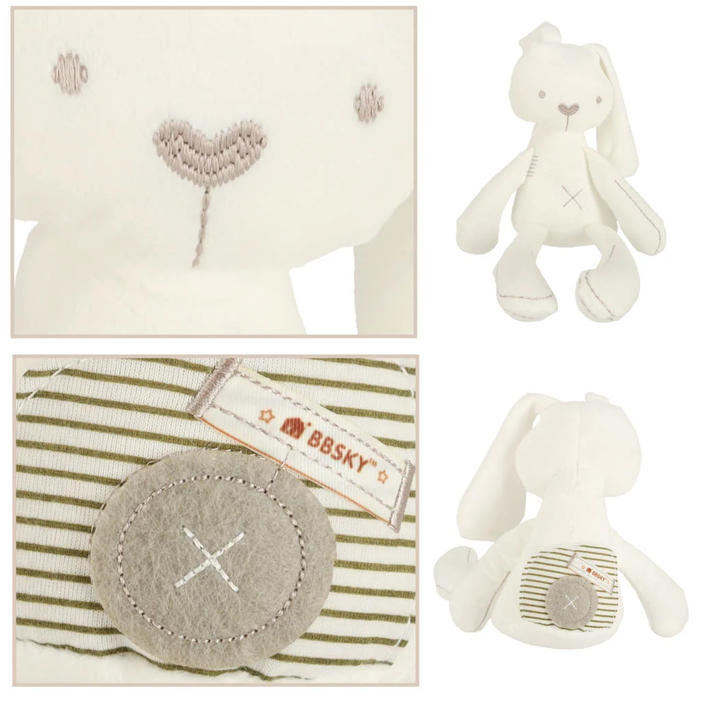 TULIMI Plyšový mazlík pro děti Bunny Love, smetanový, 54cm