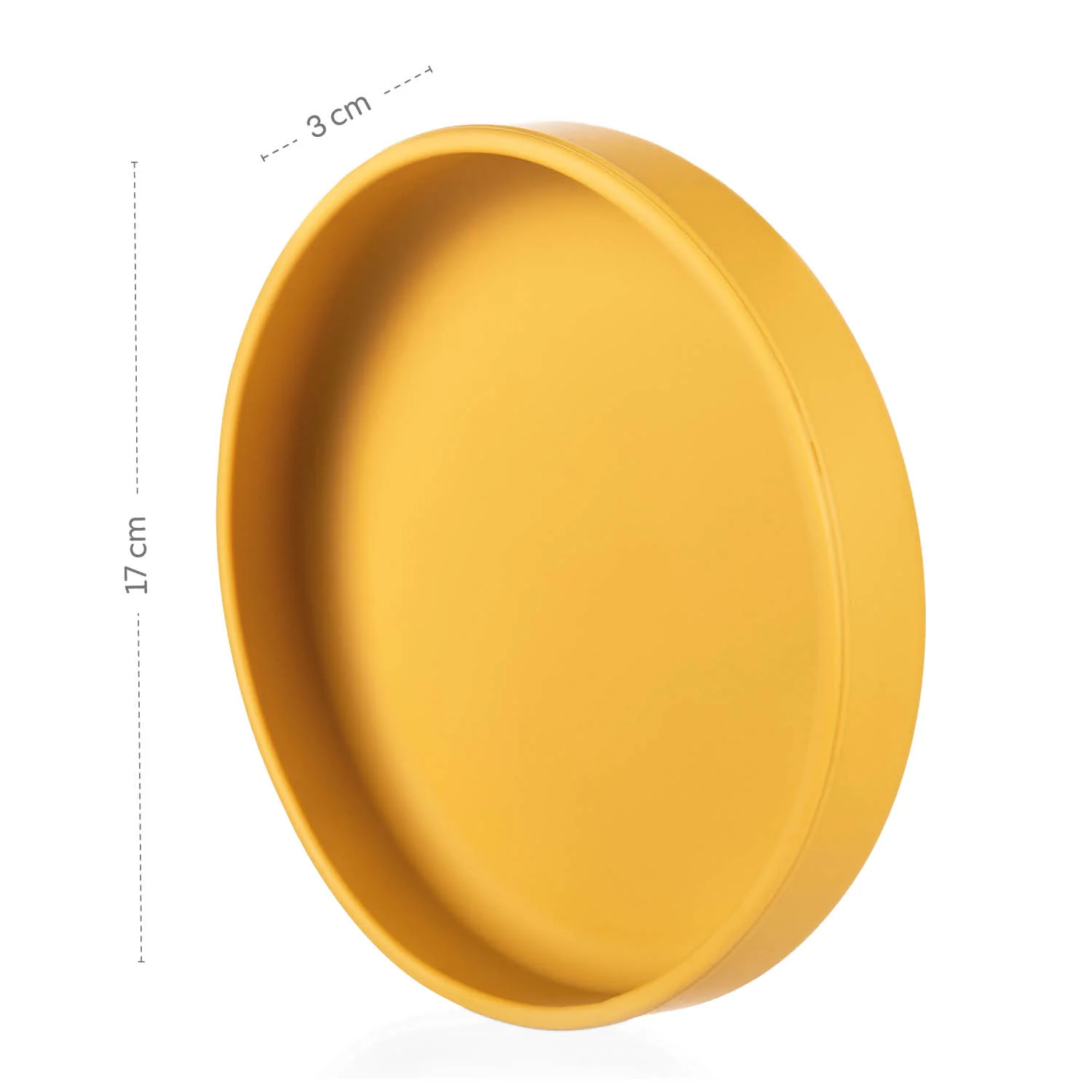 Zopa Silikonový talířek, Mustard Yellow 4
