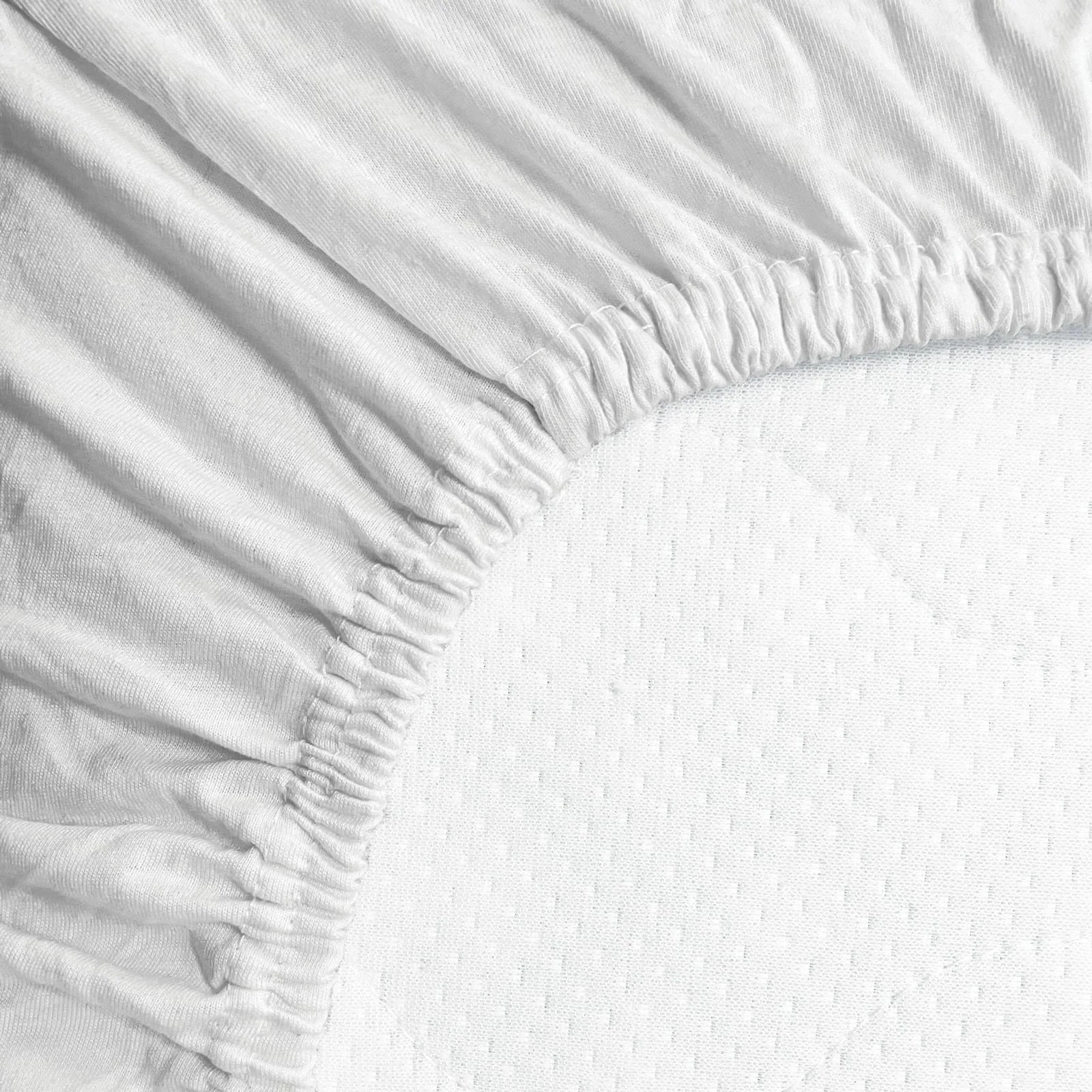 Povlečeme vše Prostěradlo Jersey Lux 90x200 cm bílá