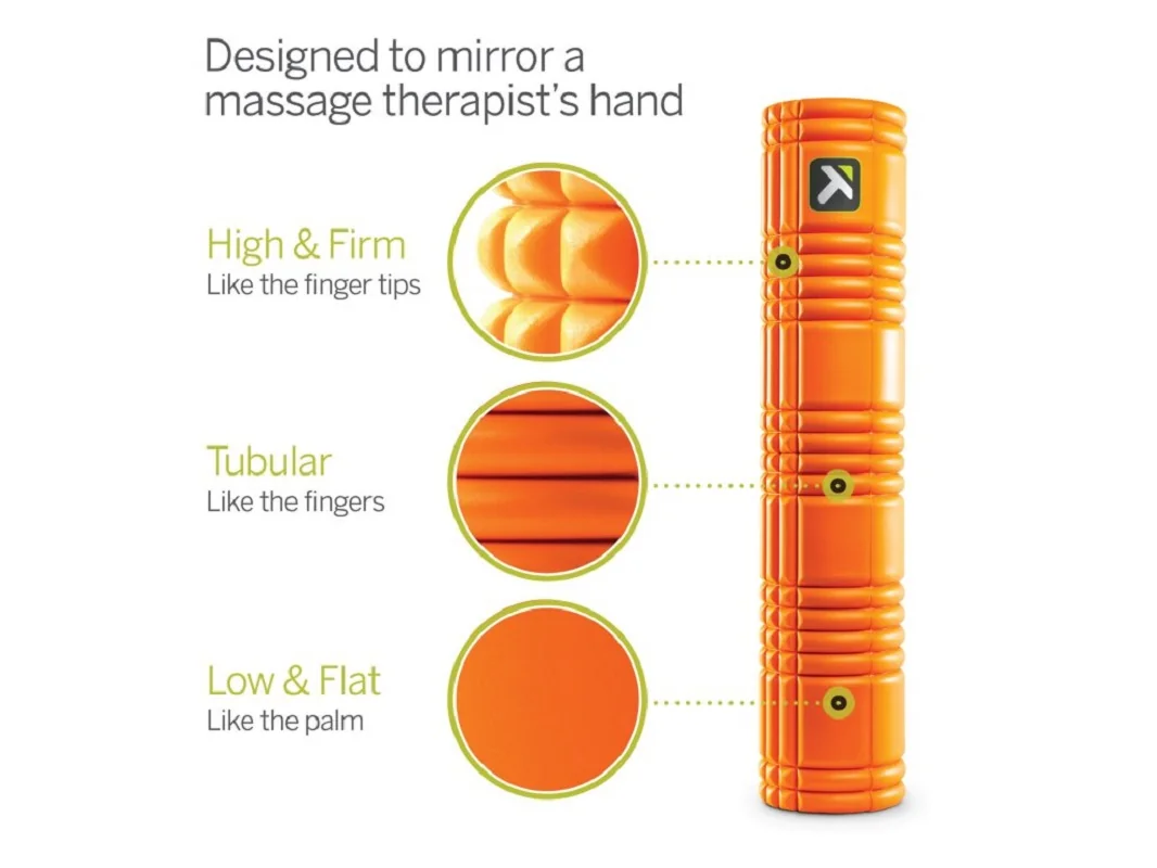 TriggerPoint GRID 2.0 Foam Roller, masážní válec, 66 cm, oranžový