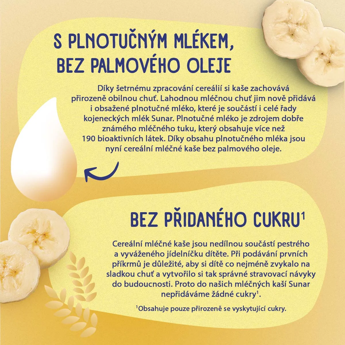 Sunar Mléčná rýžová kaše na dobrou noc banánová 210 g