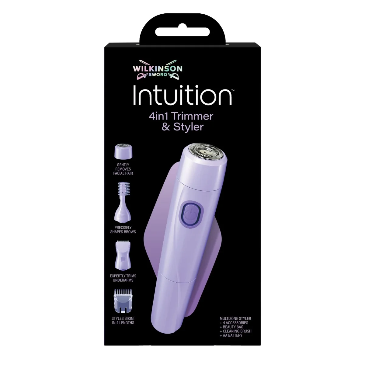 Wilkinson Intuition Perfect Finish 4v1 voděodolný dámský strojek 1 ks