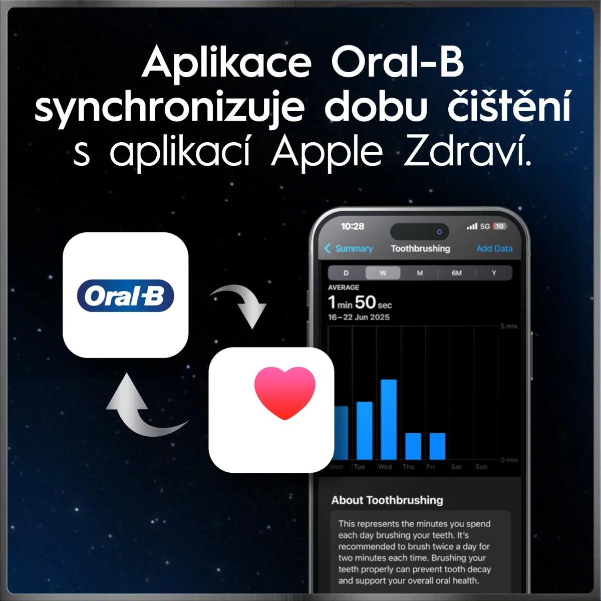 Oral-B iO Series 10 Stardust White elektrický zubní kartáček