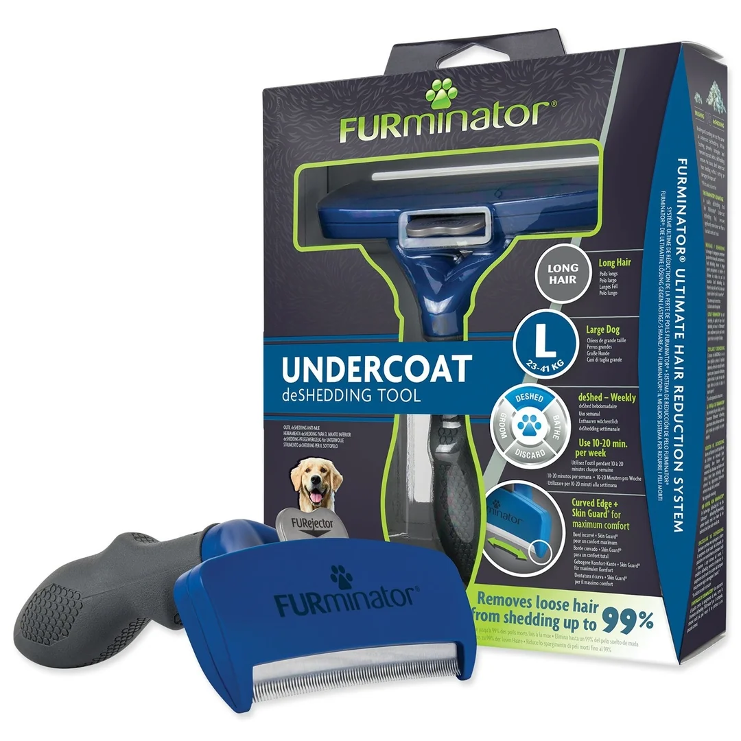 FURminator Hřeben dlouhá srst L 24-41kg