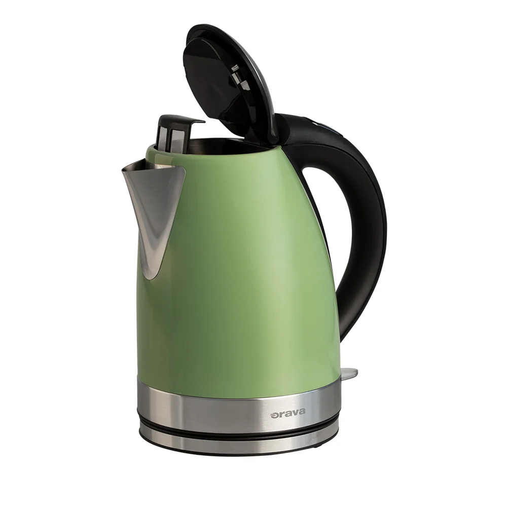 Orava Nerezová varná konvice 1,7 l, khaki zelená