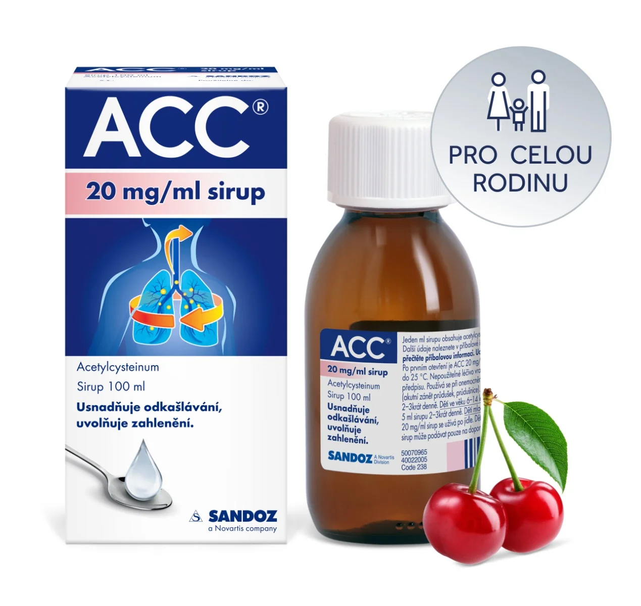 ACC 20 mg/ml sirup 100 ml