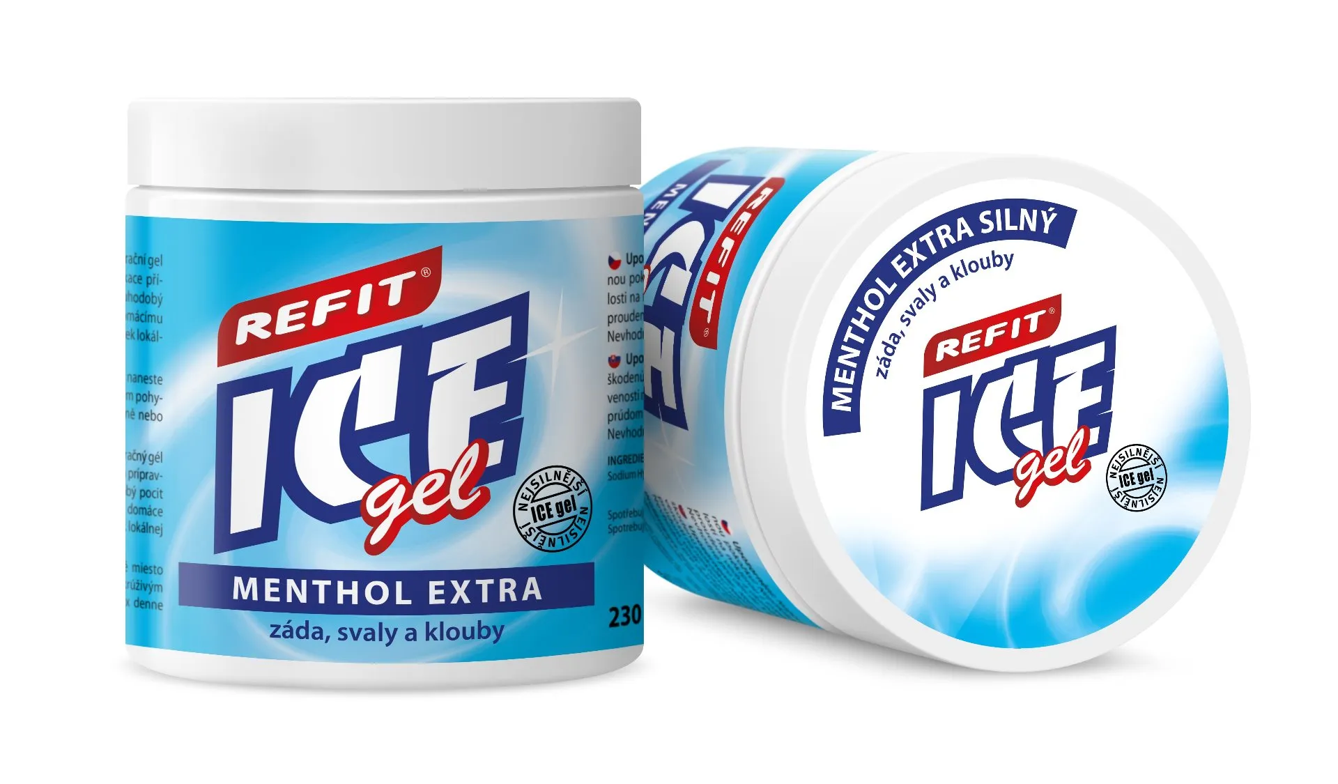 Refit Ice Masážní gel s mentholem 230 ml