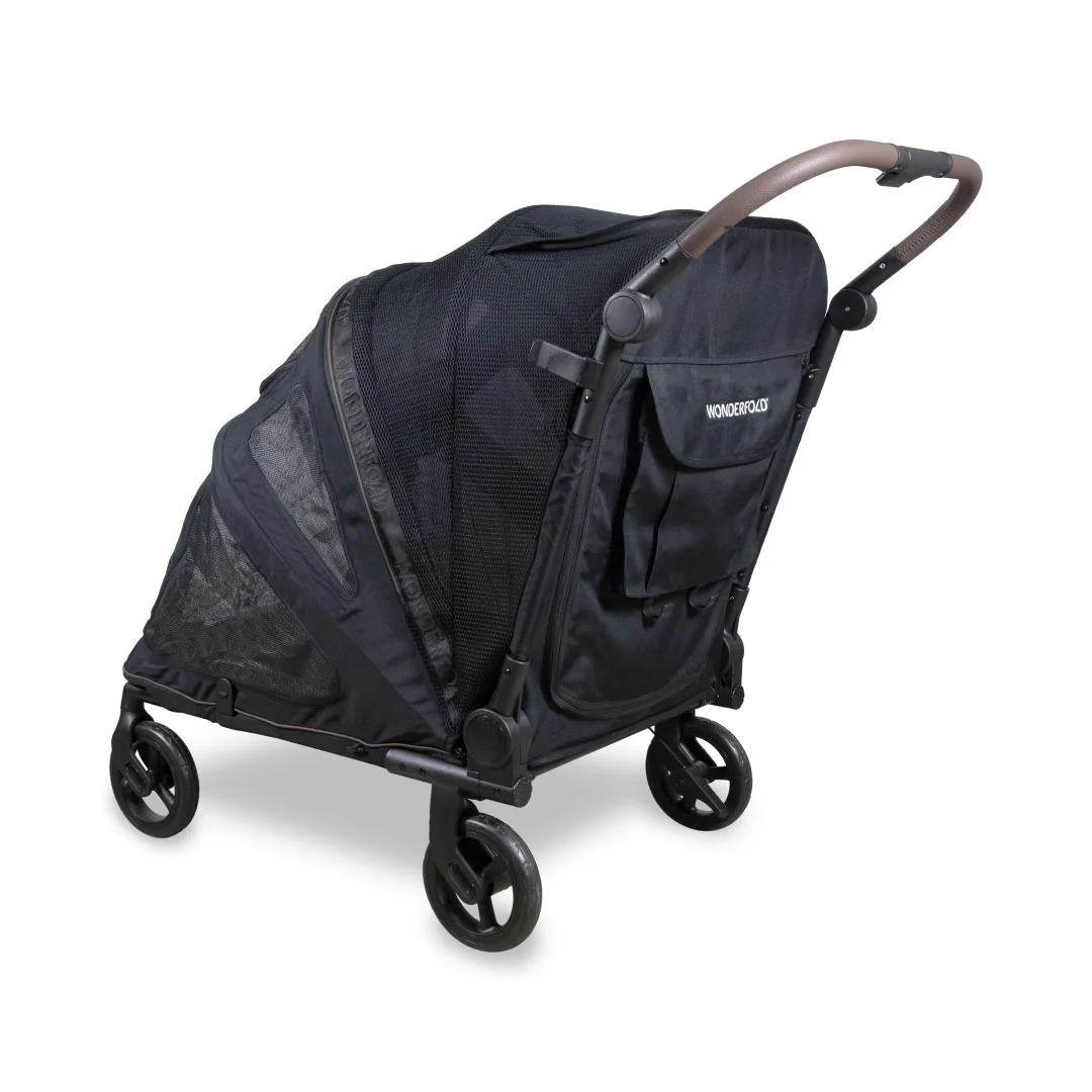 Wonderfold Pet Pet Kočárek PFL pro psy do 45 kg, black