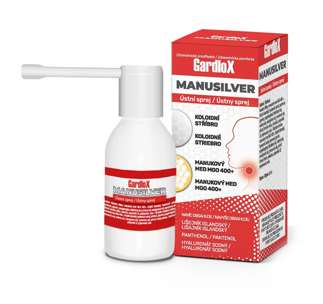 GardloX Manusilver ústní sprej 30 ml