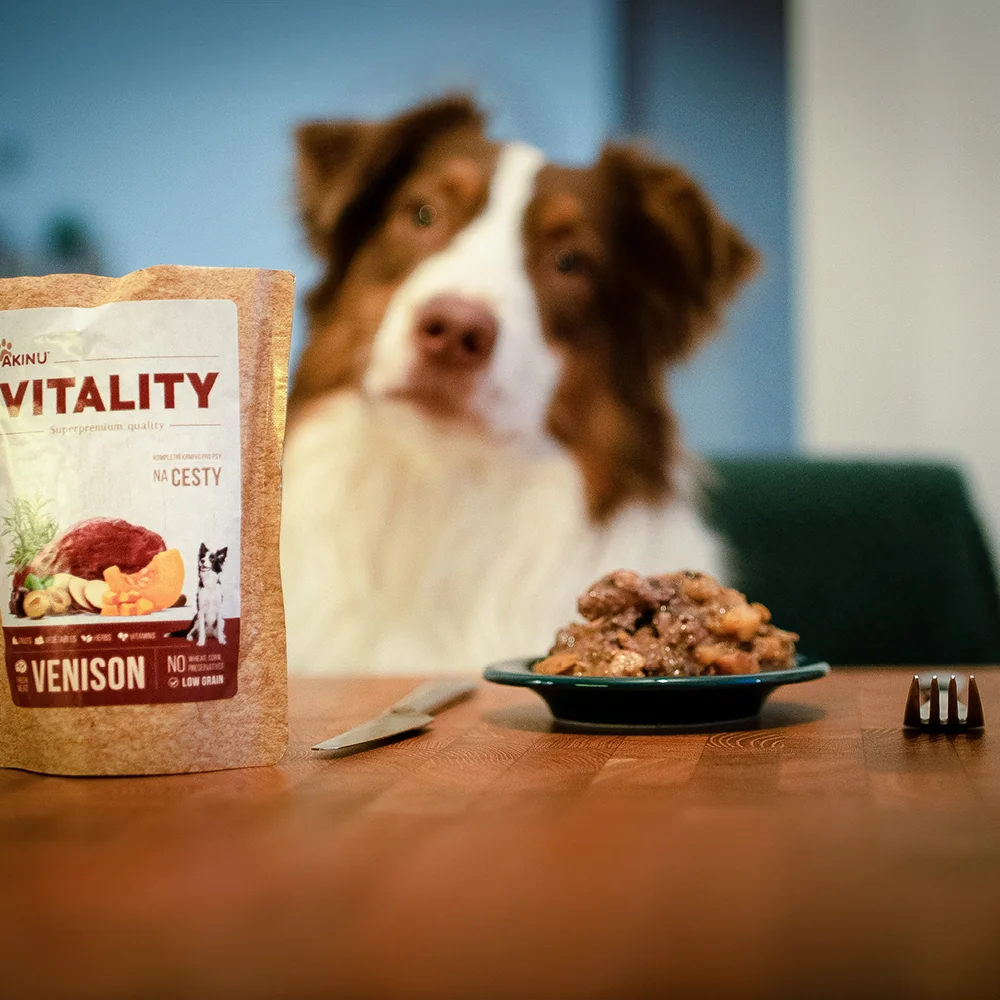 Akinu VITALITY na cesty zvěřina pro psy 3 x 300 g