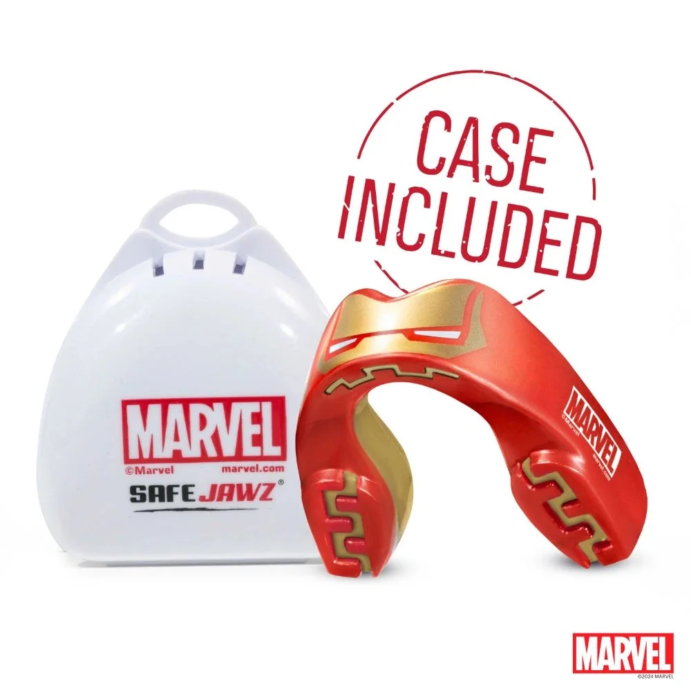 SAFEJAWZ Chránič zubů Iron-man, Velikost: Senior