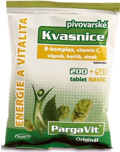 Pargavit Pivovarské kvasnice Originál 250 tablet