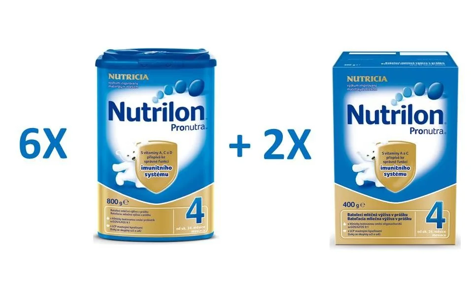 Nutrilon 4 Pronutra 6 x 800g + 2 x 400g