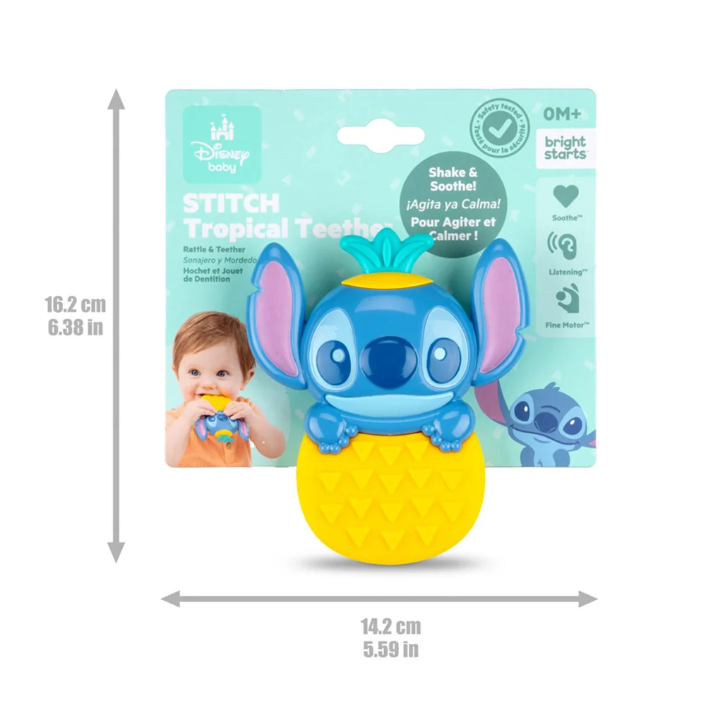 Brightstarts Kousátko Stitch Tropic Teethe 0m+ 1 ks