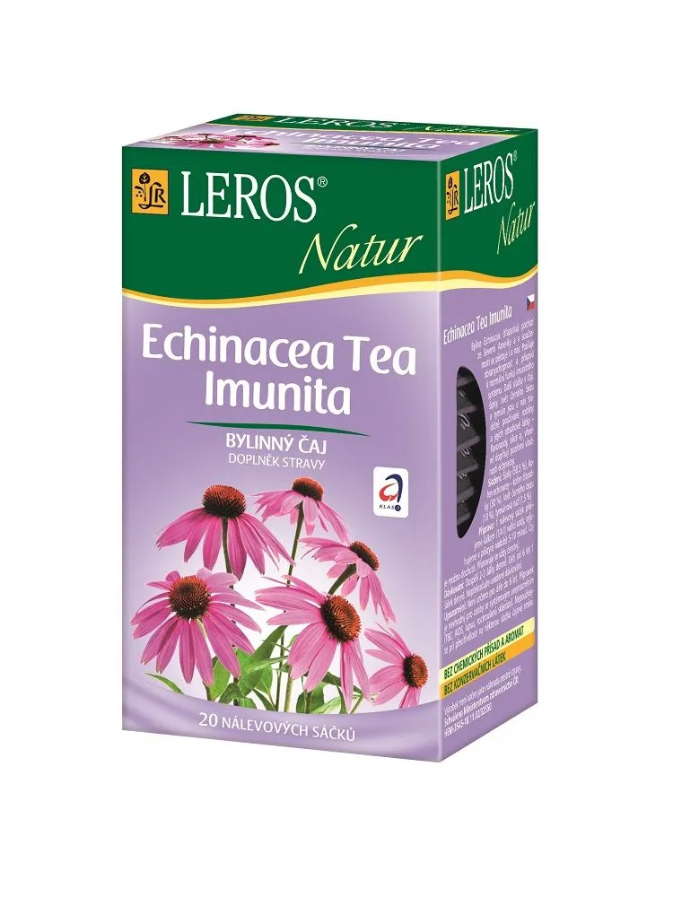 Leros Natur Echinacea Tea Imunita porcovaný čaj 20x2 g