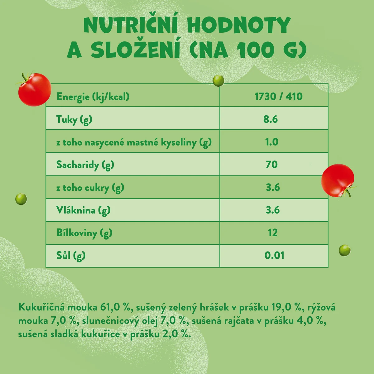 Goodies Zeleninové tyčinky 30 g