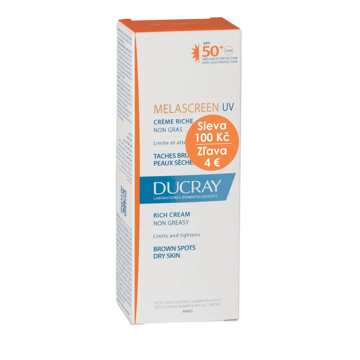 Ducray Melascreen Výživný krém SPF50+ 40 ml