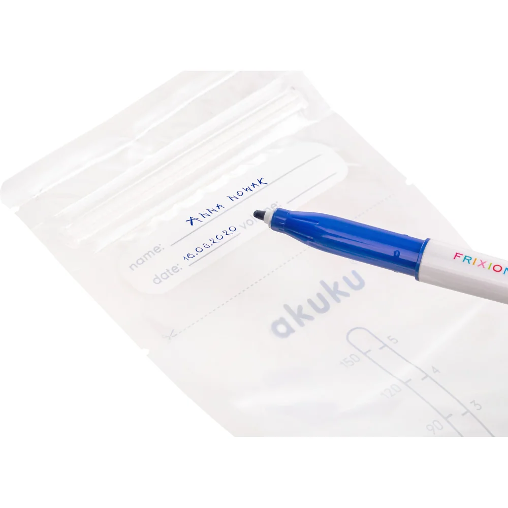Akuku Jednorázové sterilní sáčky na skladování pokrmů - 150 ml, 30 ks