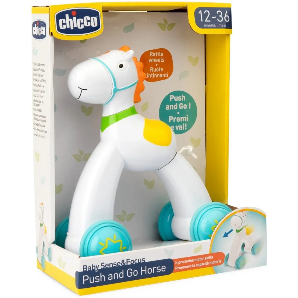 Chicco Hračka Push and Go Koník 12m+