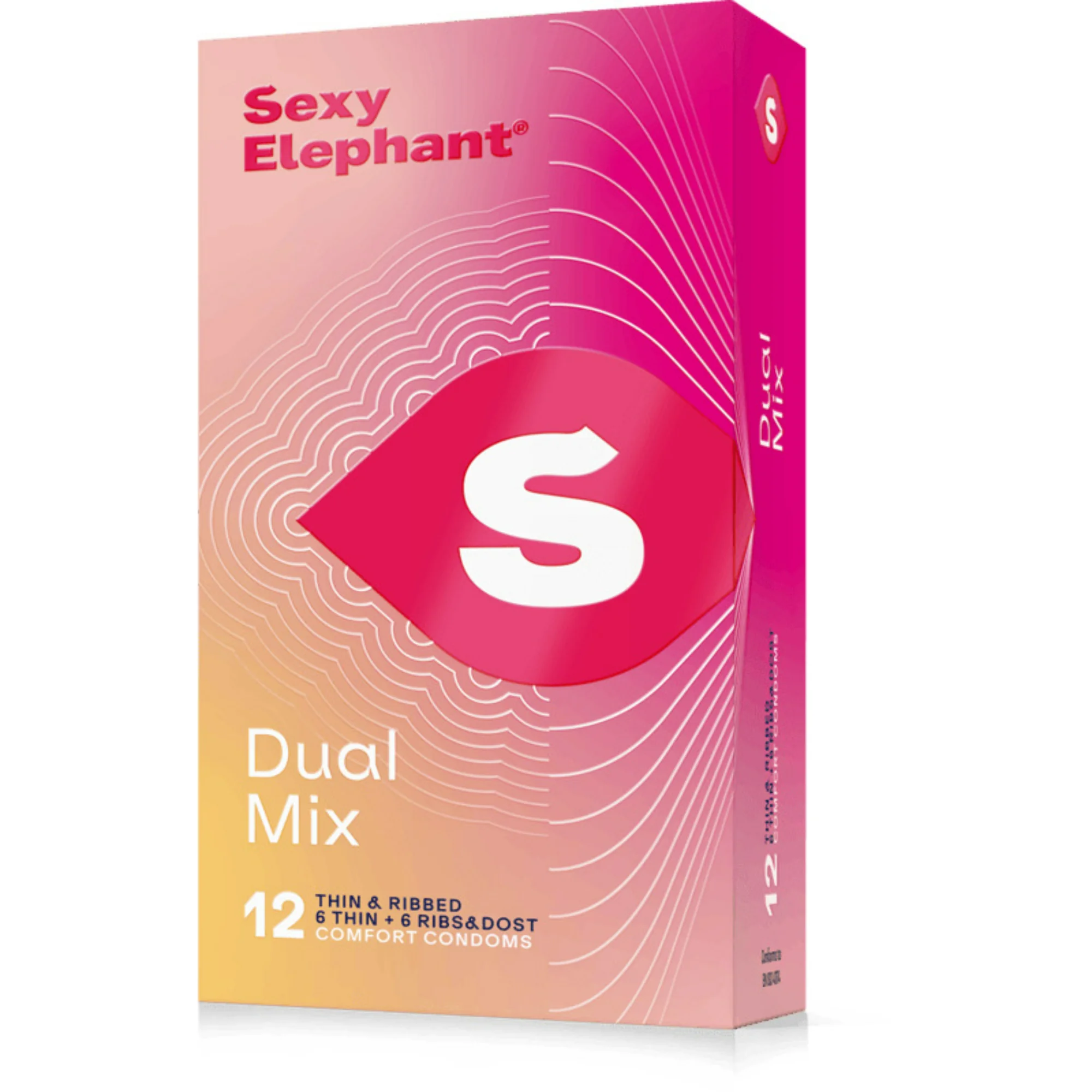 Sexy Elephant Sada kondomů Dual Mix (12 ks)