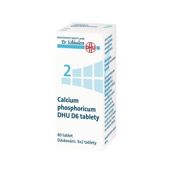 Schüsslerovy soli Calcium phosphoricum DHU D6 80 tablet