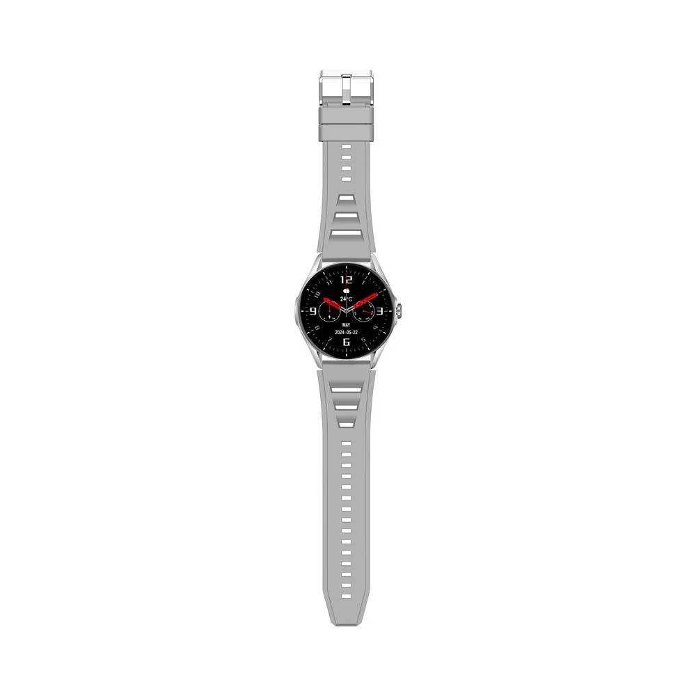 Aligator Smart Watch AMOLED chytré hodinky silver