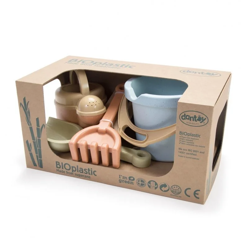 DANTOY BIOplastic sada na písek 4ks 24m+