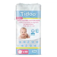 Tidoo Care BIO Ultra jemné bavlněné čisticí tampony