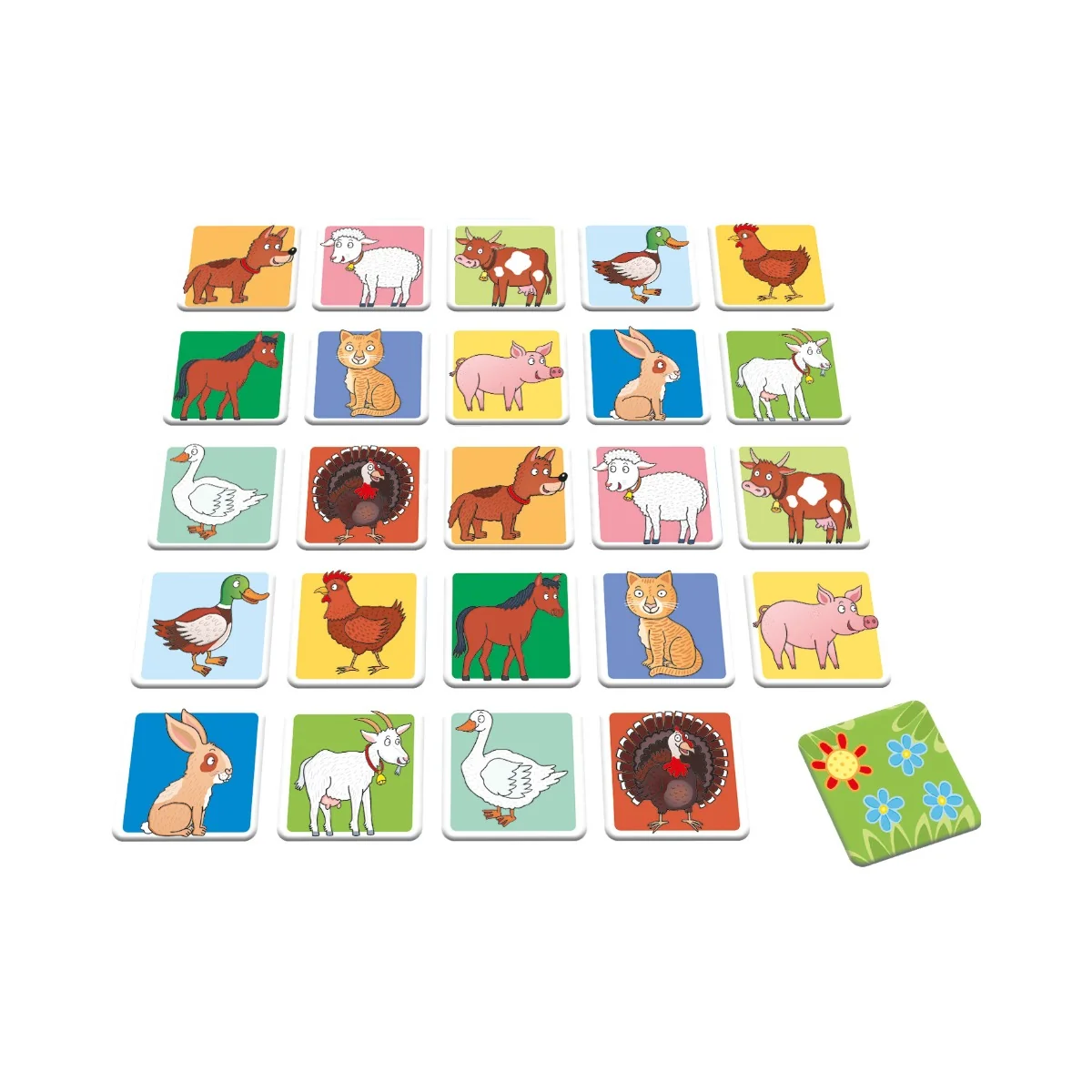 Dino Toys Domácí zvířátka Pexeso Baby 24 kartiček
