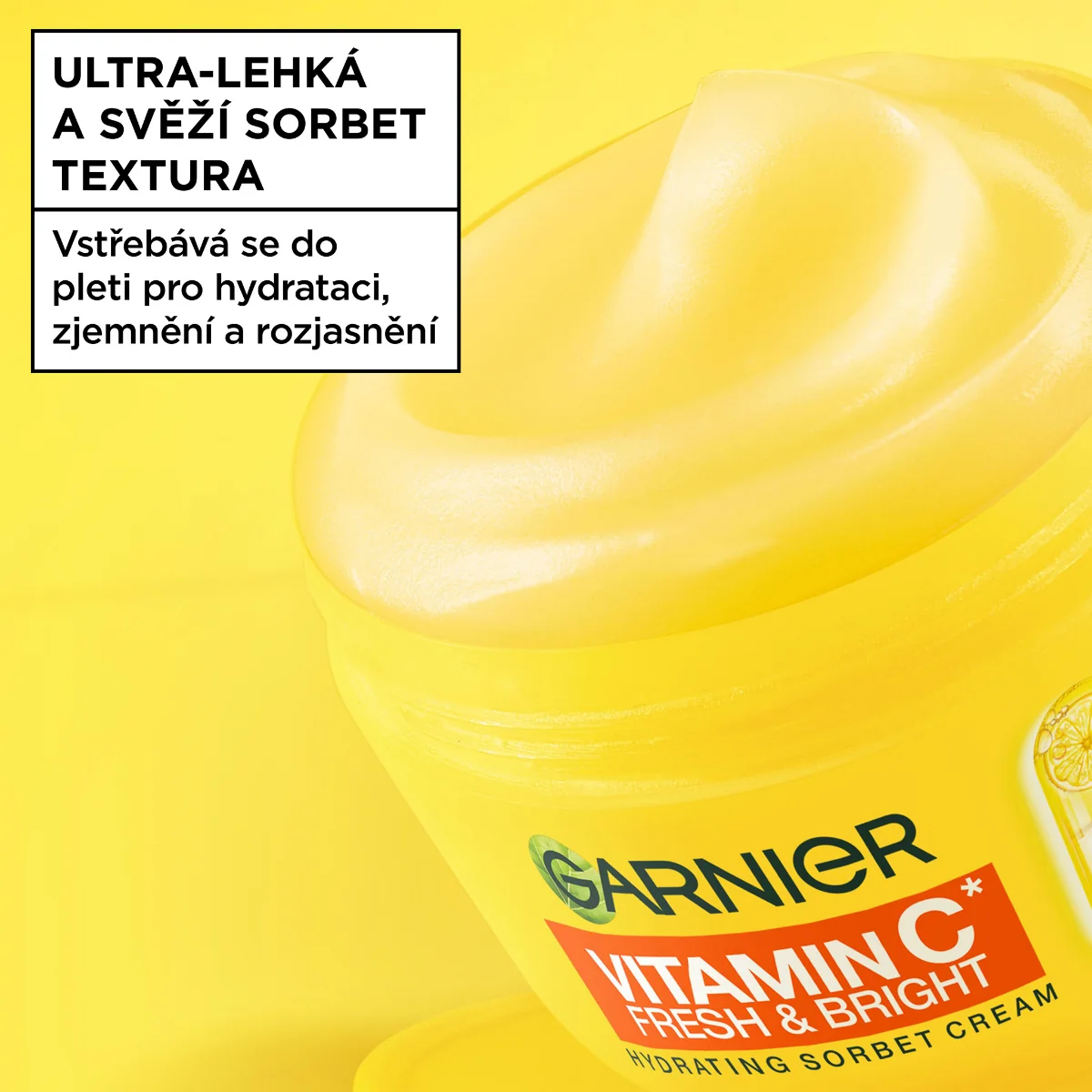 Garnier Vitamin C* Fresh & Bright hydratační sorbet krém 85 ml