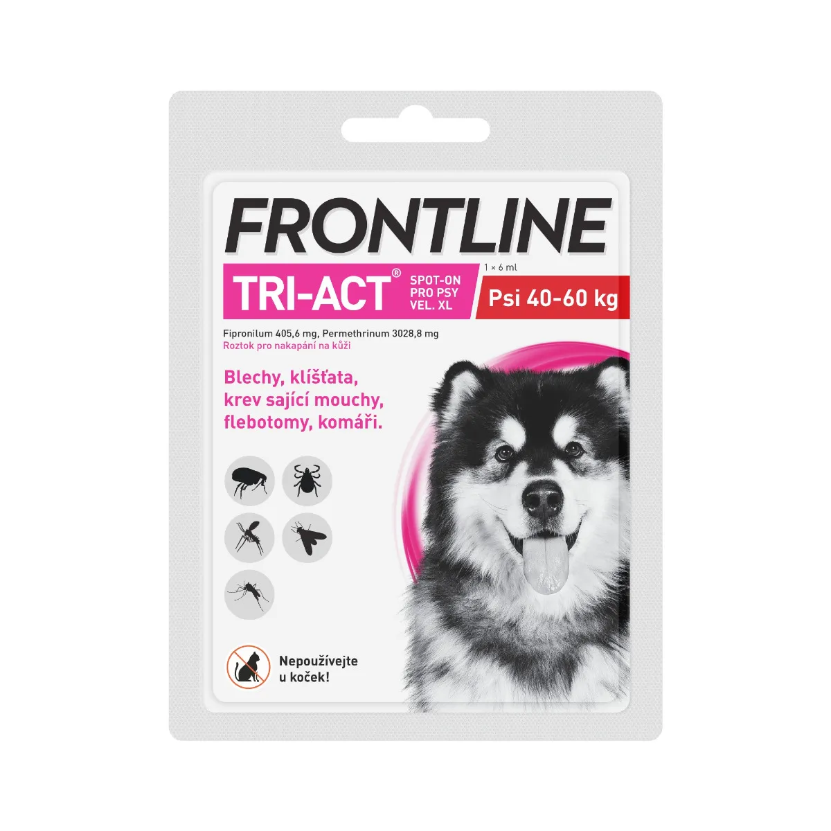 FRONTLINE TRI-ACT pro psy 40-60 kg (XL)