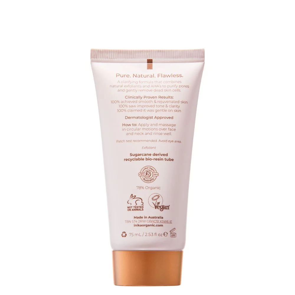 Inika Organic Pleťový peeling s citrusovým kaviárem 75 ml