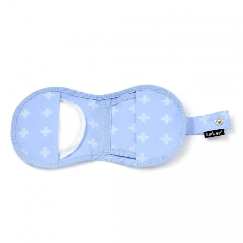 KipKep pouzdro na vložky do podprsenky NURSERY WALLET Crossy Blue