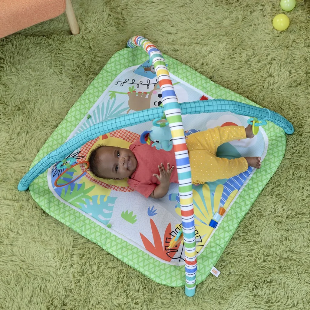 Brightstarts Deka na hraní Wild Wiggles s aktivitami 0m+