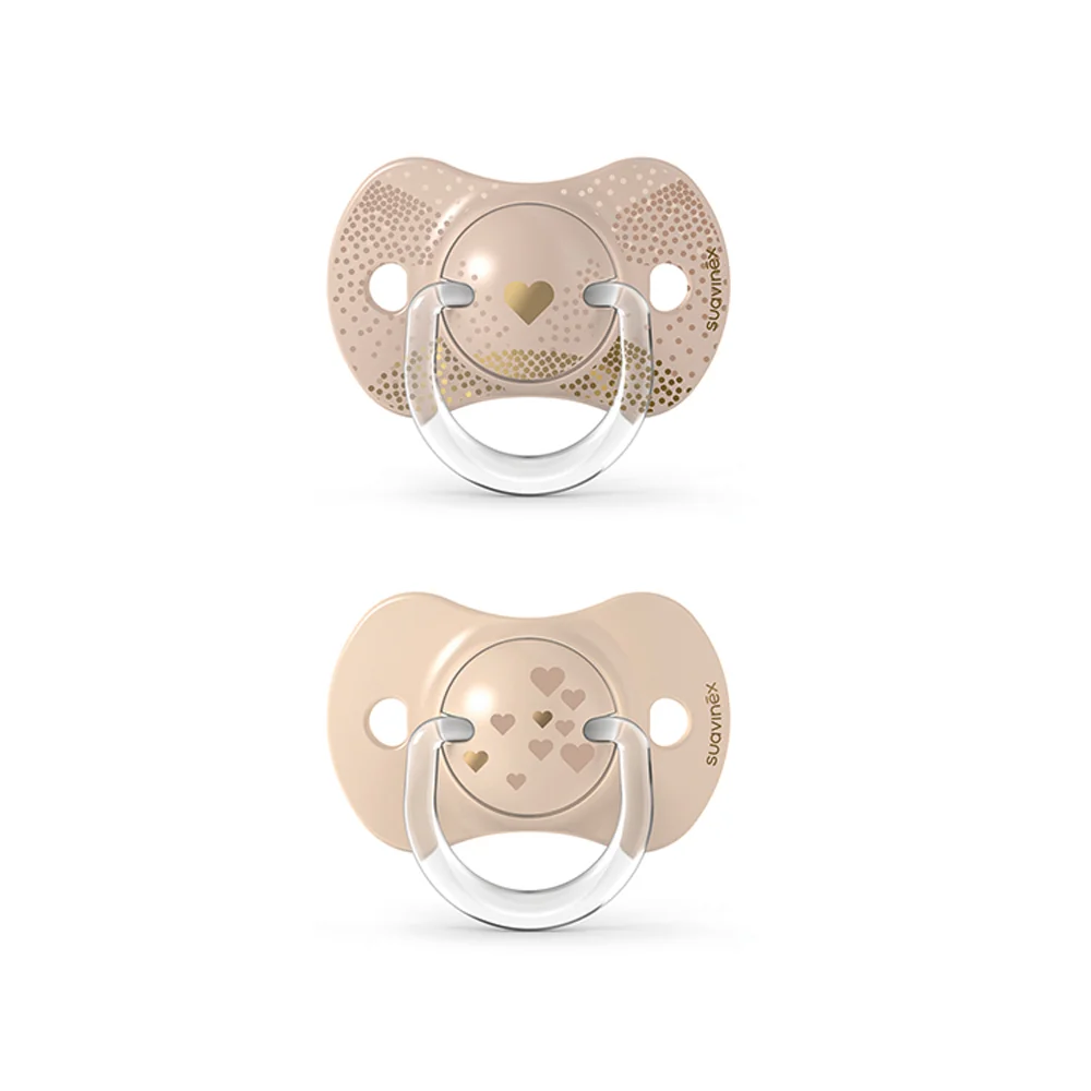 Suavinex SX Pro fyziologický dudlík 6-18m krémová 2 ks
