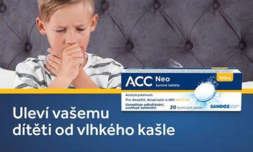ACC® NEO 100 mg uleví vašemu dítěti od vlhkého kašle