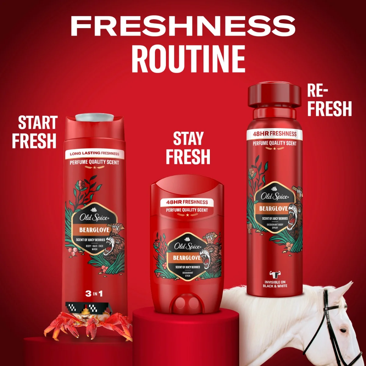Old Spice Bearglove Pánský tuhý deodorant 50 ml