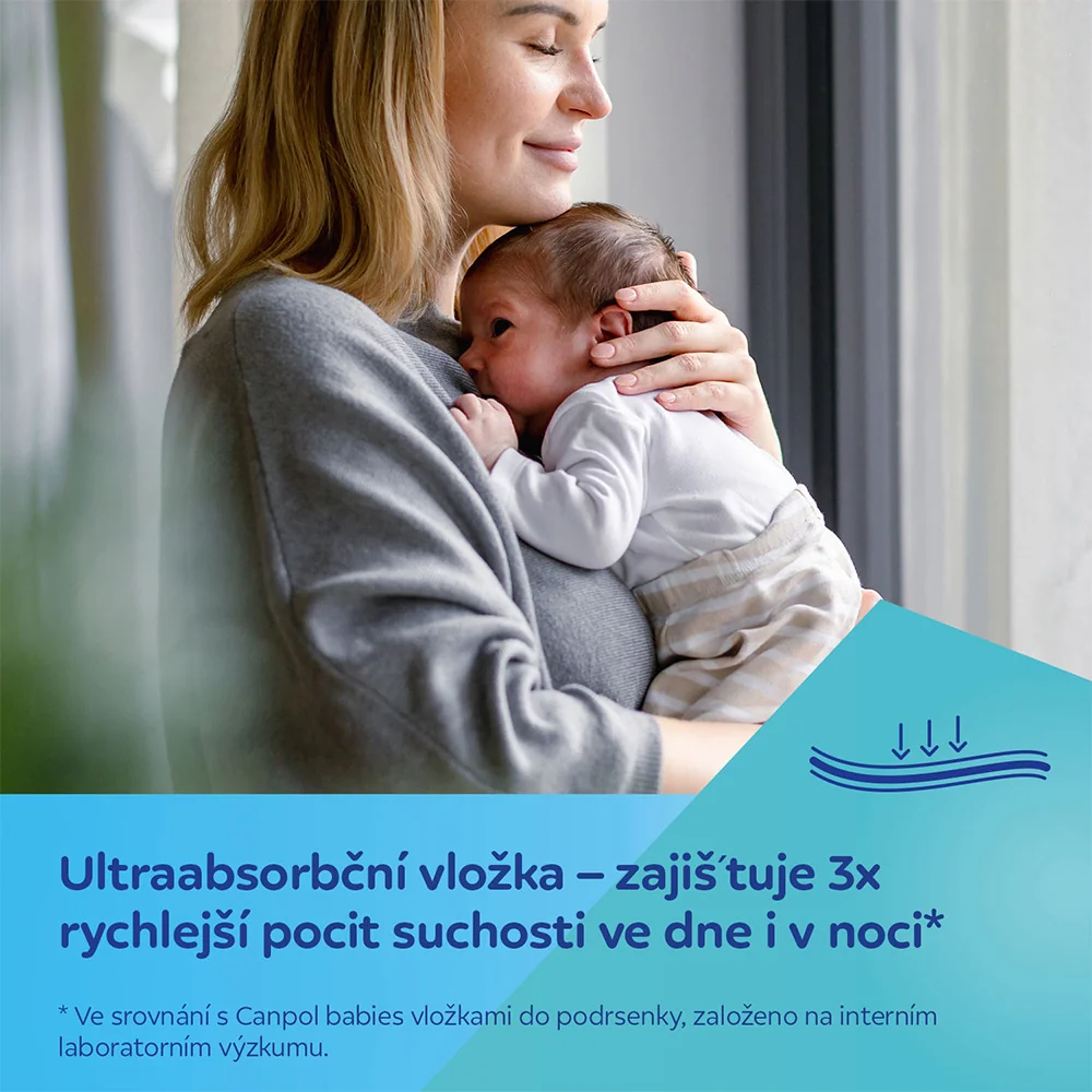 Canpol babies Tvarované prodyšné vložky do podprsenky 3D 50+10 ks černé