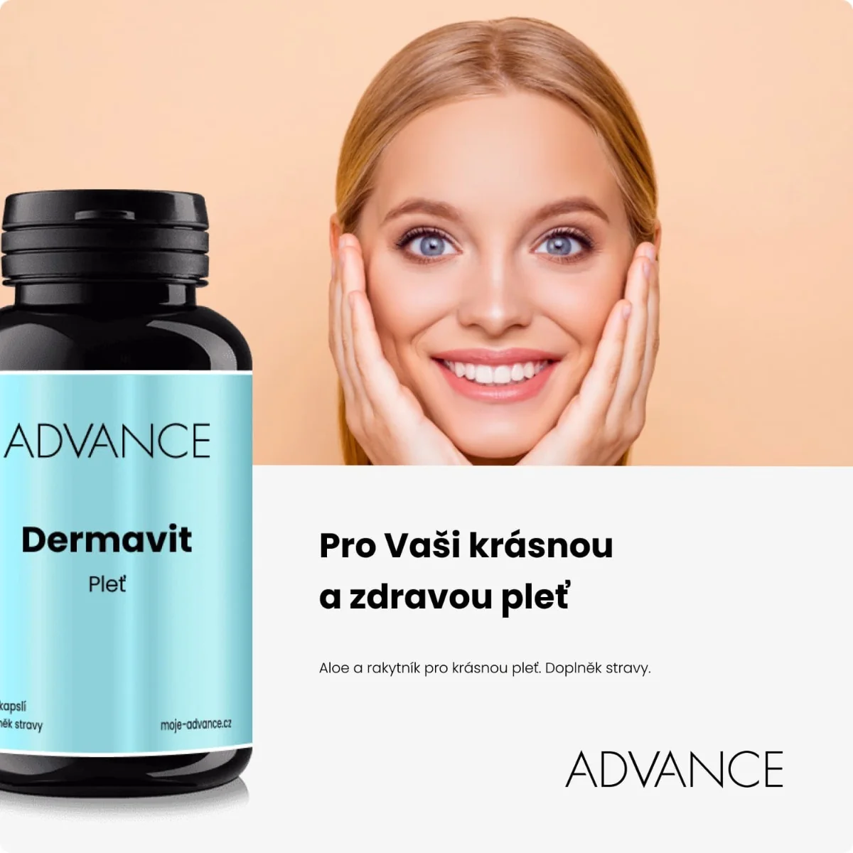 ADVANCE Dermavit pleť 60 kapslí