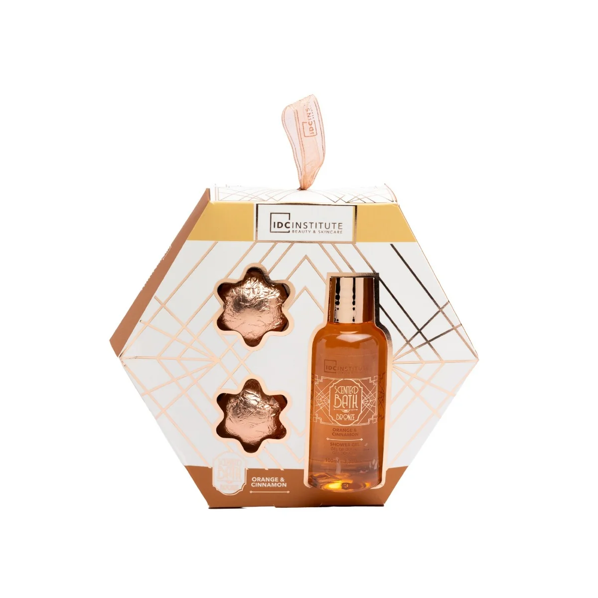 IDC Institute Scented Bronze Koupelová sada 3 ks
